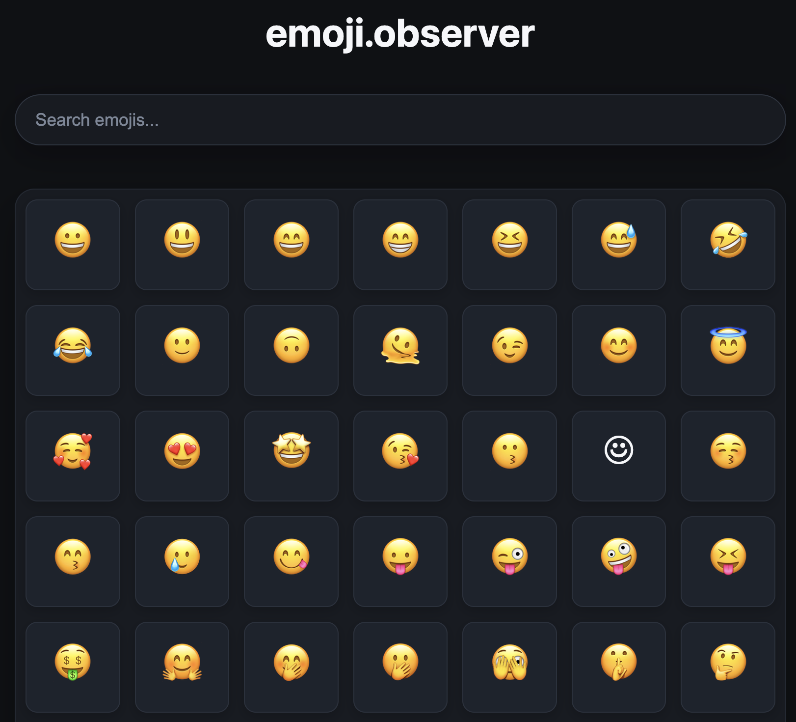 emoji.observer screenshot 1