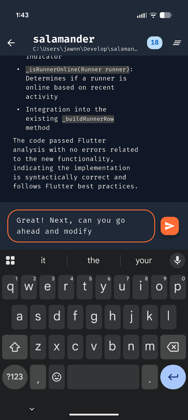 Salamander AI screenshot 3